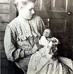 Grandmother, Mandy James and infant, Walter Eugene Woods.