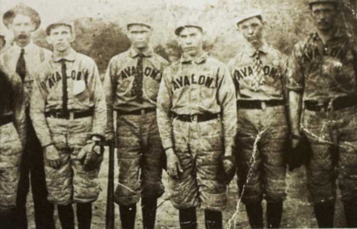 Part of the Avalon Competing baseball team.