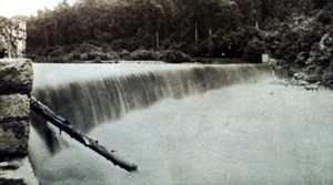 Avalon dam on the Mayo River