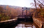 Canal or Millrace side of Flume