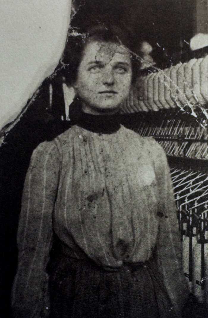 Unidentified Worker in the Avalon Mill.