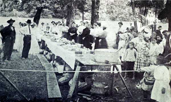 First picnic at the Avalon picnic area.